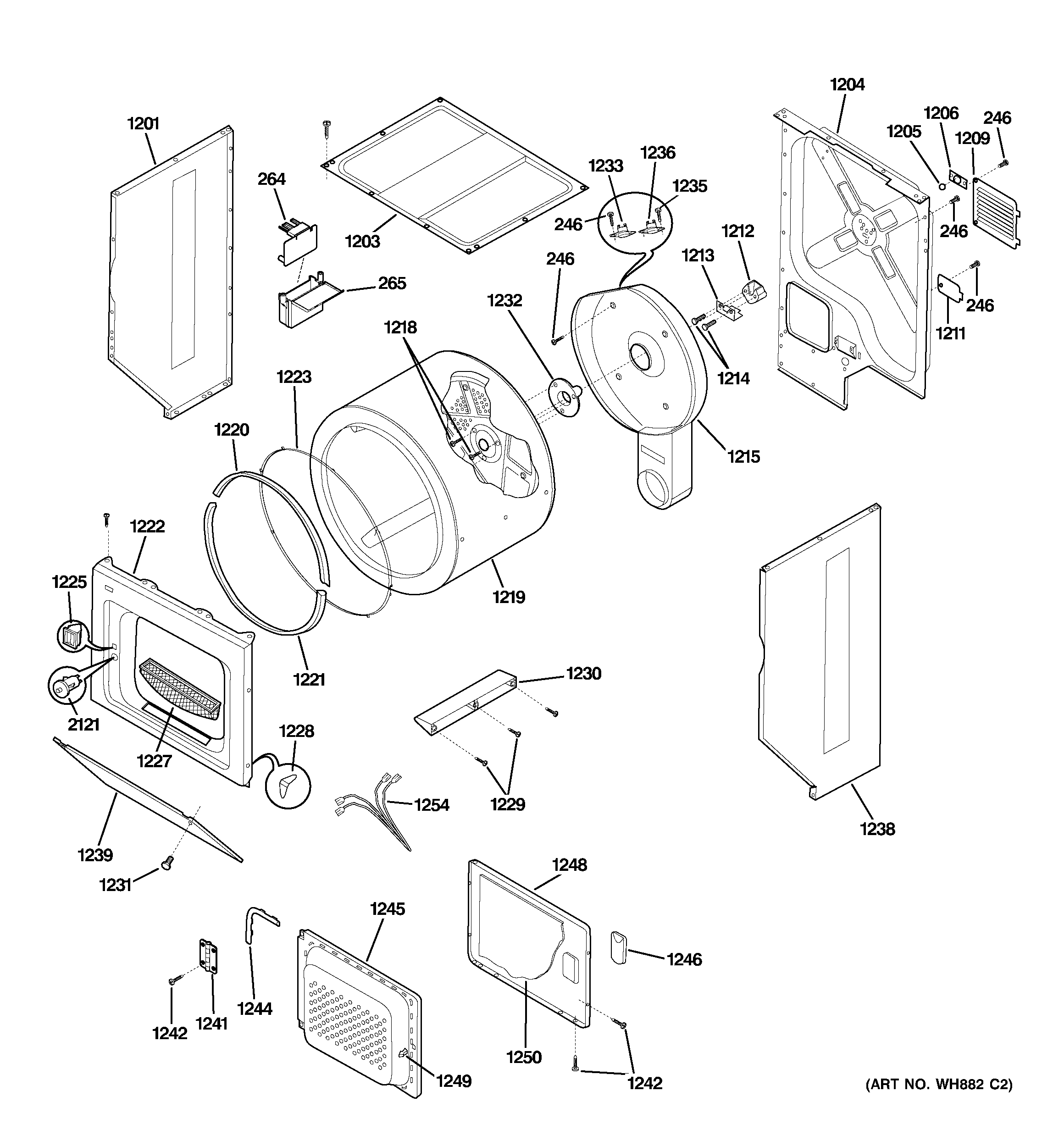 Door & drum parts