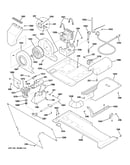 Motor, blower & belt