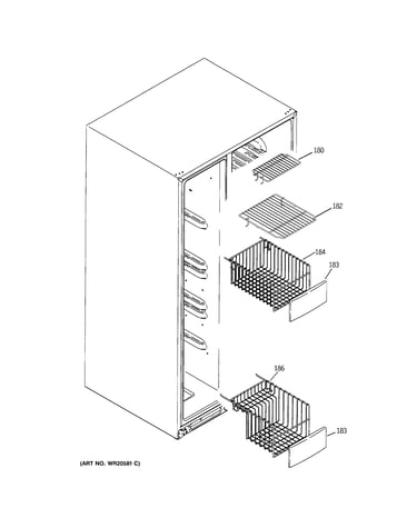 Freezer shelves