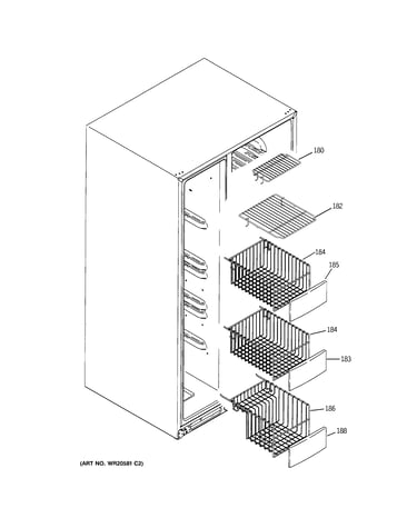 Freezer shelves
