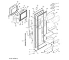 GE PSE29NHWICWW fresh food door diagram