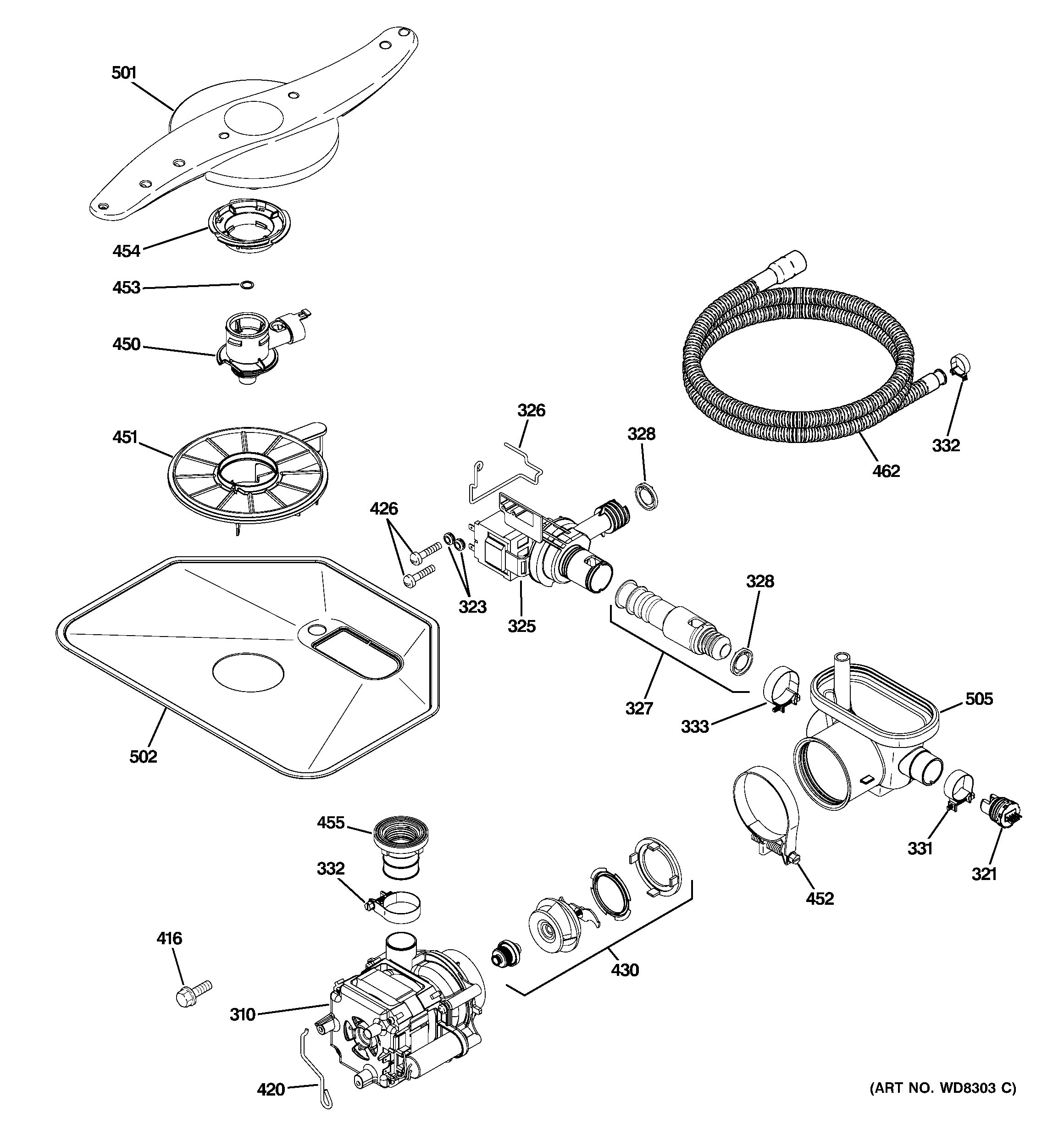 MOTOR-PUMP MECHANISM