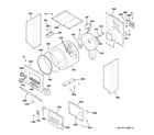 GE WSM2780HAWWW door & drum parts diagram