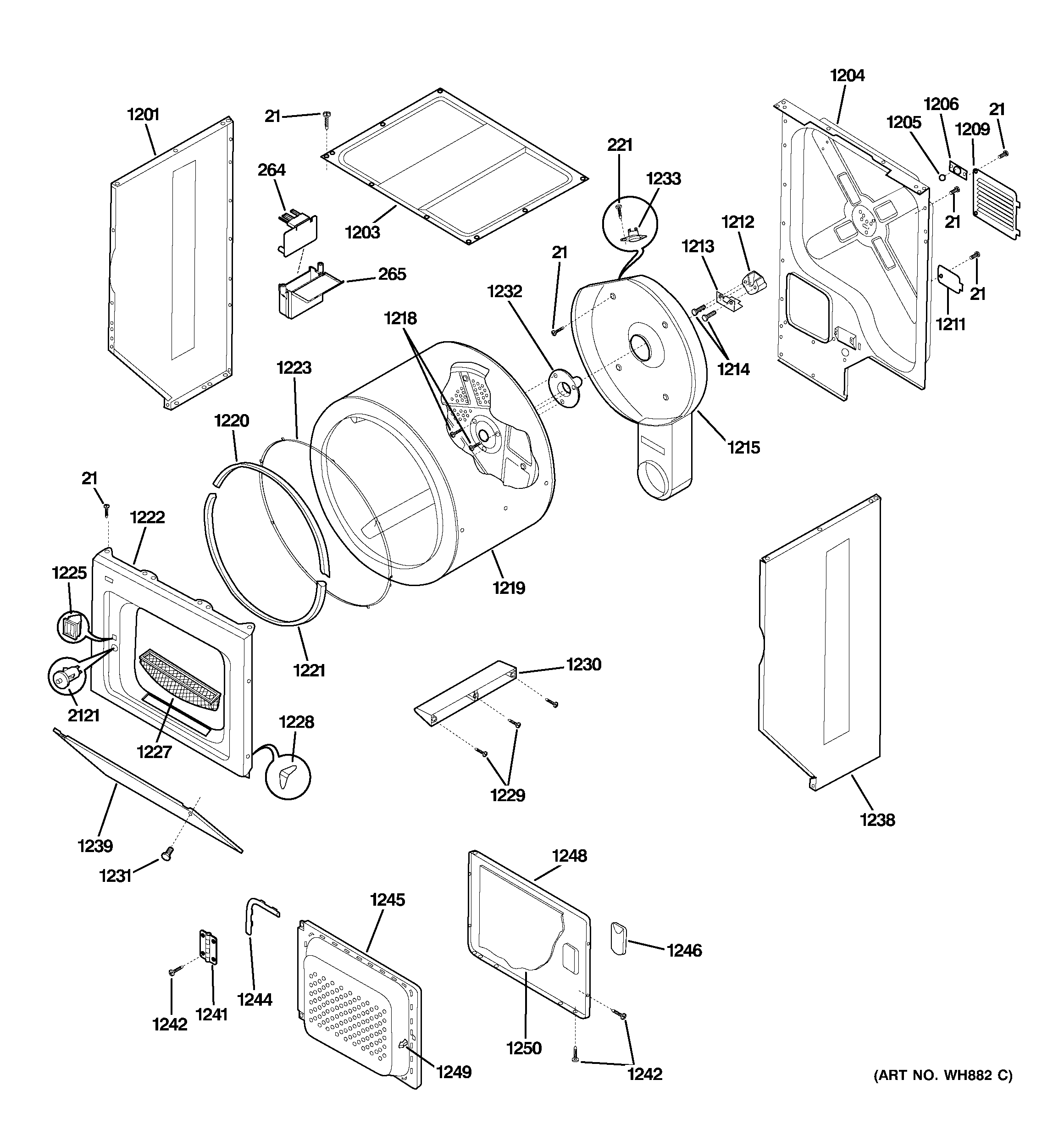 Door & drum parts