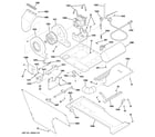 GE WSM2780WEWWW motor, blower & belt diagram