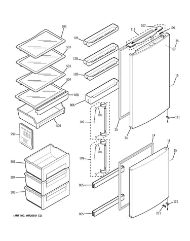 Doors & shelves