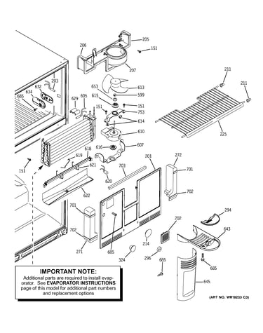 Freezer section