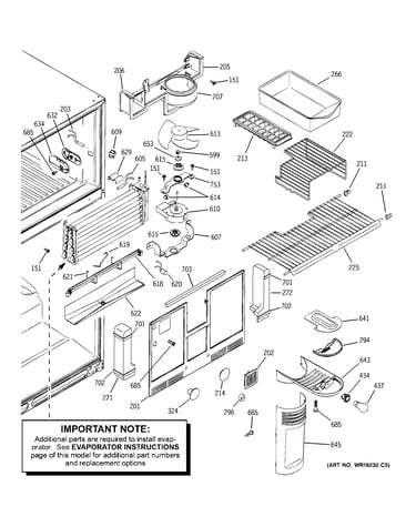 Freezer section