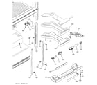 GE PTE22LBTJRWW fresh food section diagram