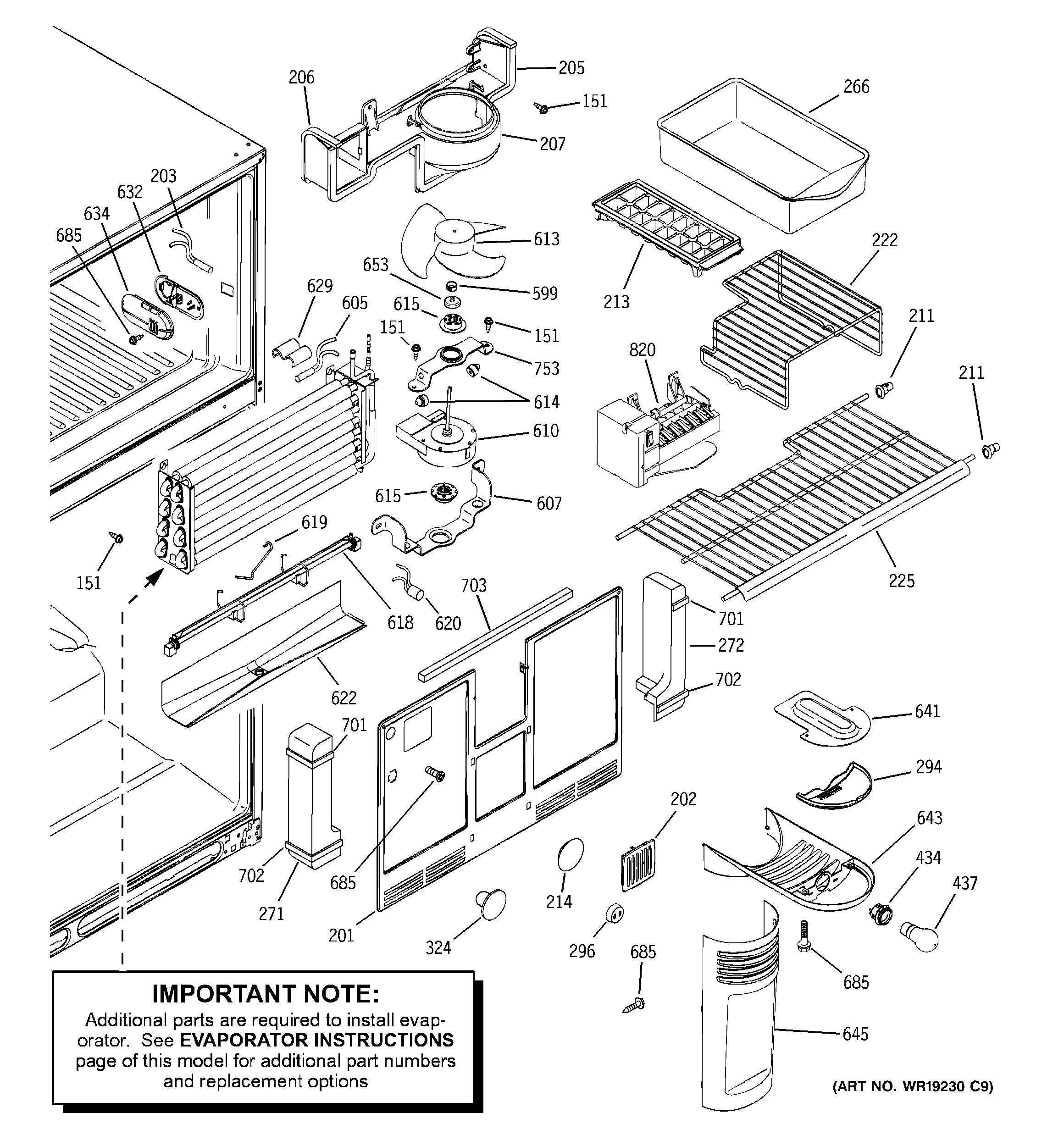 Freezer section
