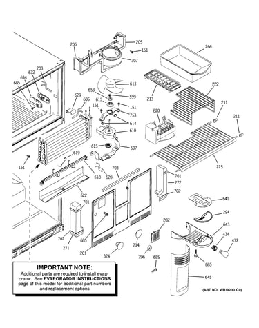 Freezer section