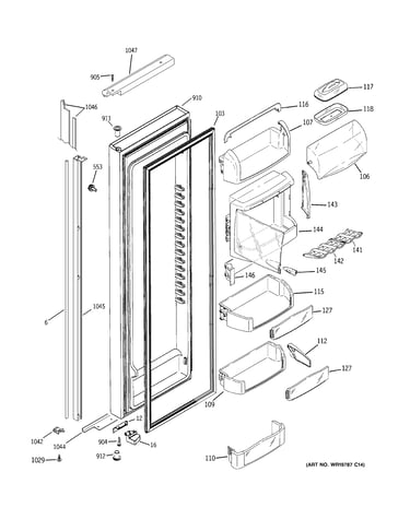 Fresh food door