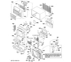 GE AJES06LSBM2 cabinet & components diagram