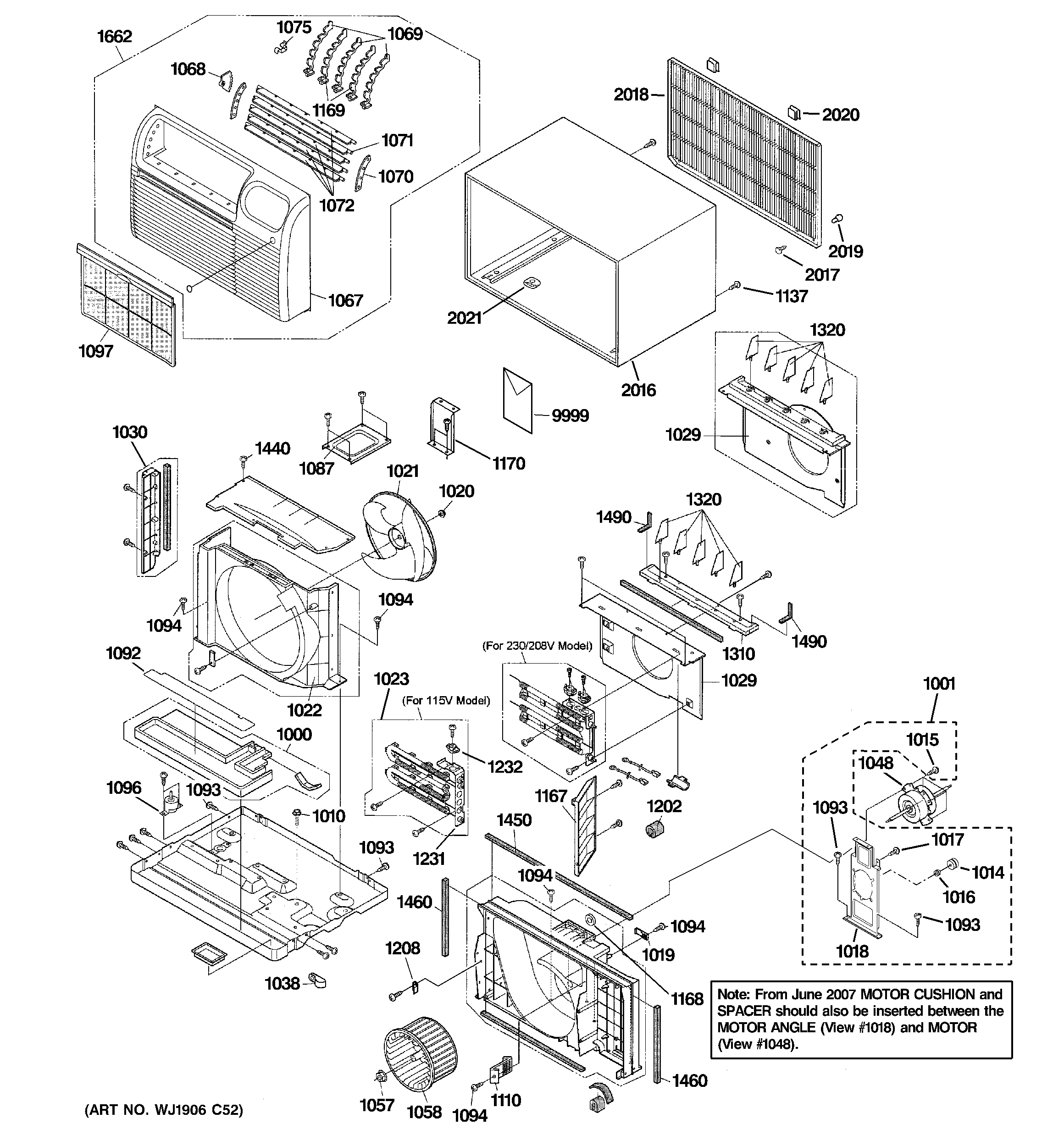Cabinet & components