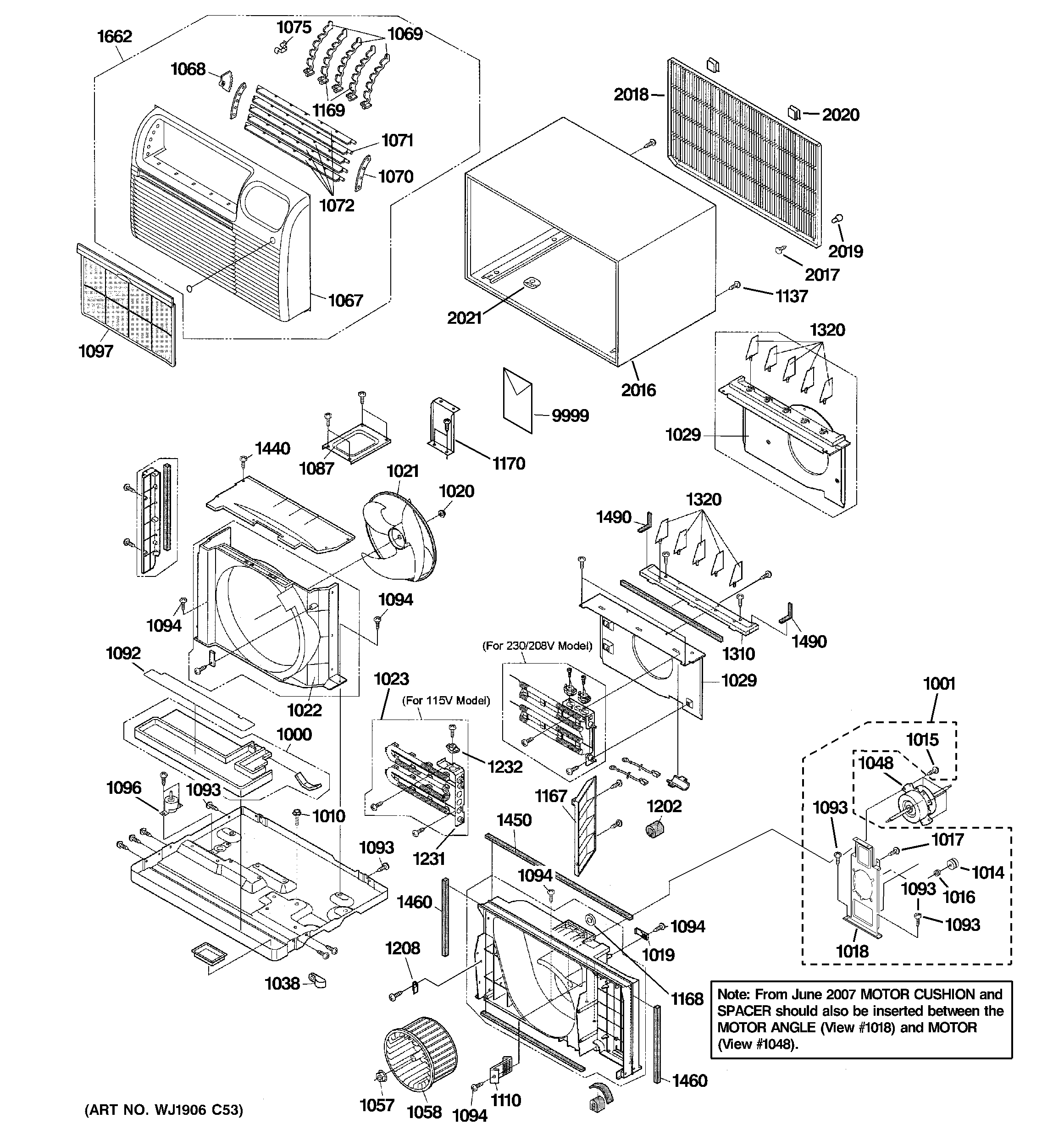 Cabinet & components
