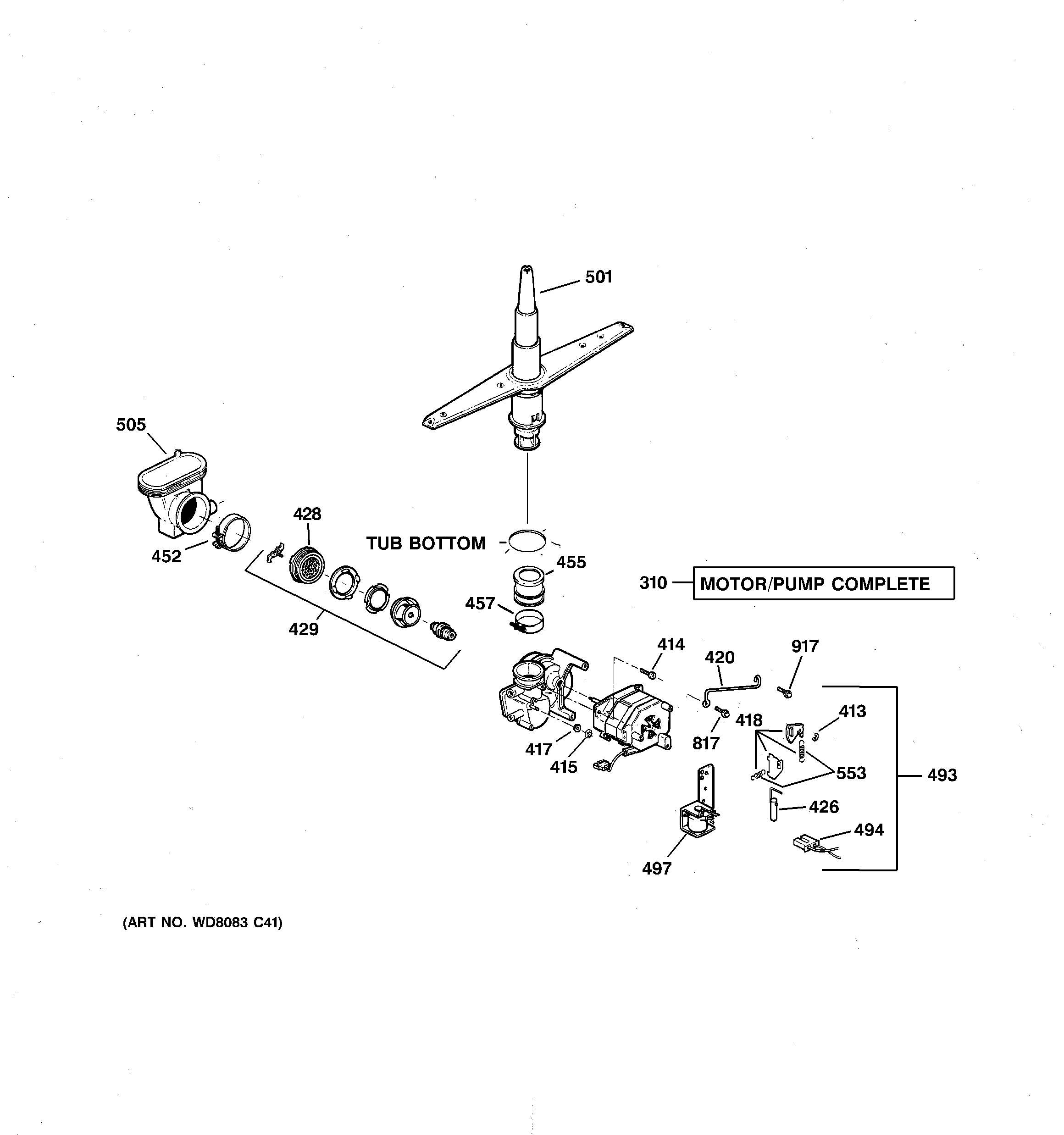 Motor-pump mechanism