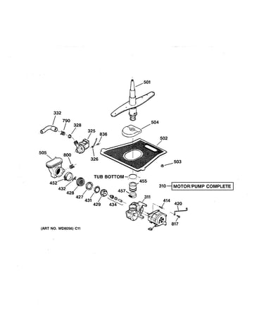 Motor-pump mechanism