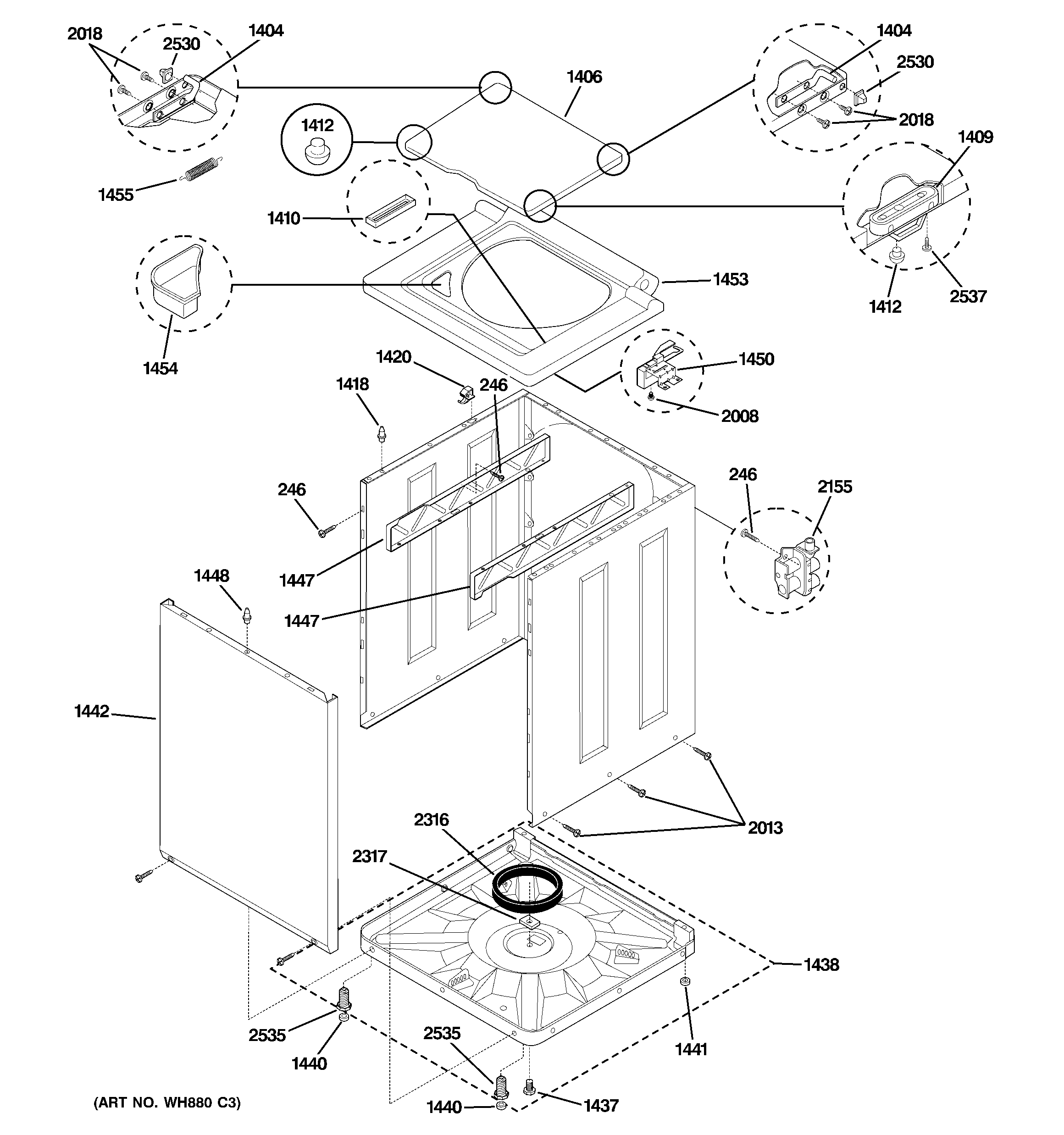 CABINET & TOP PANEL