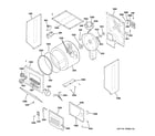 GE WSM2780HDWWW door & drum parts diagram