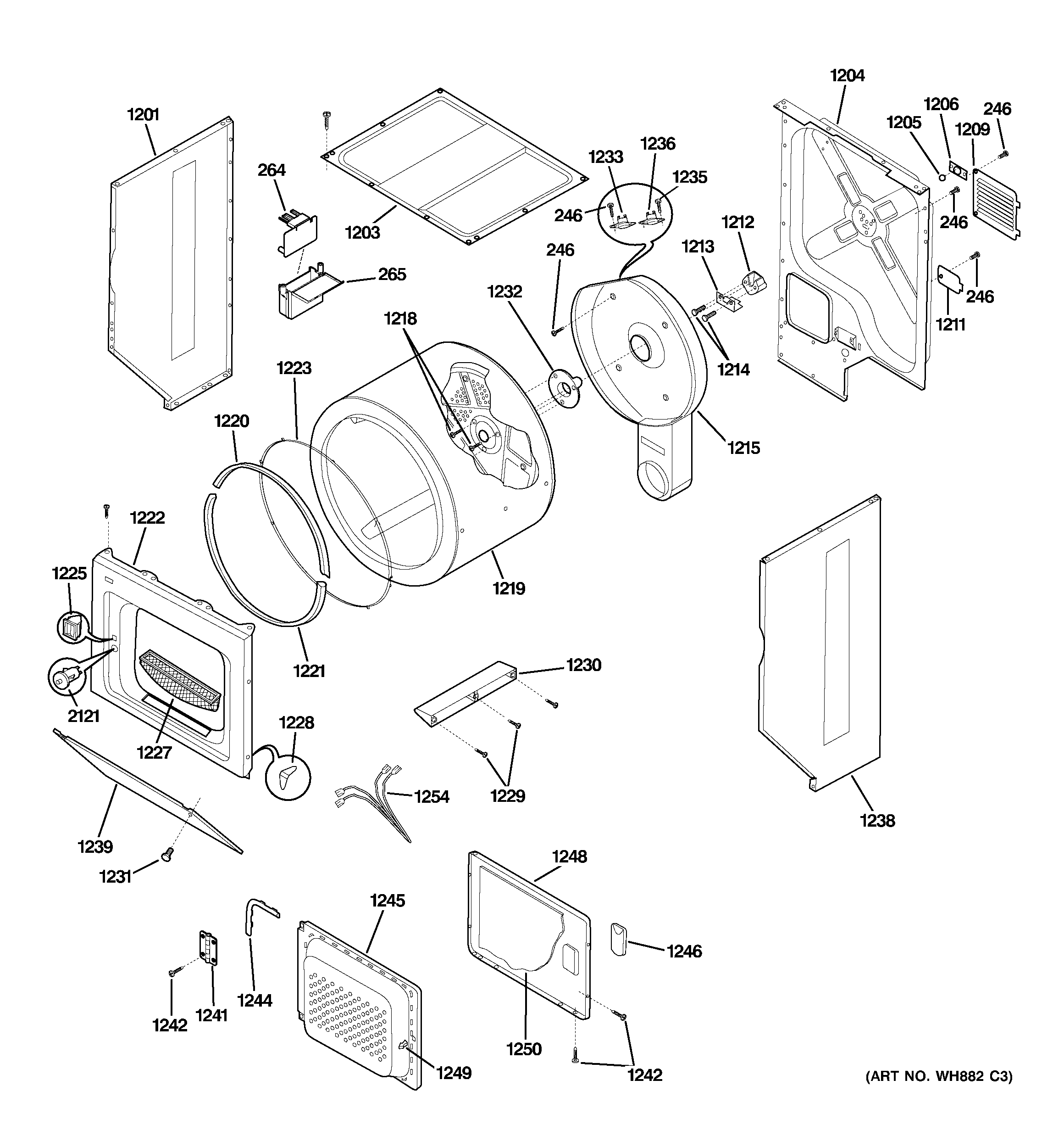 Door & drum parts