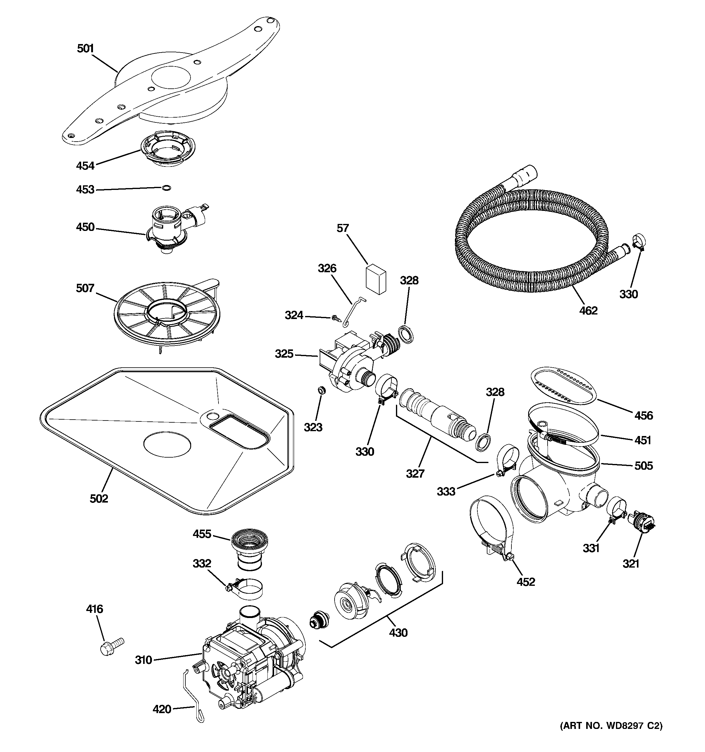Motor-pump mechanism