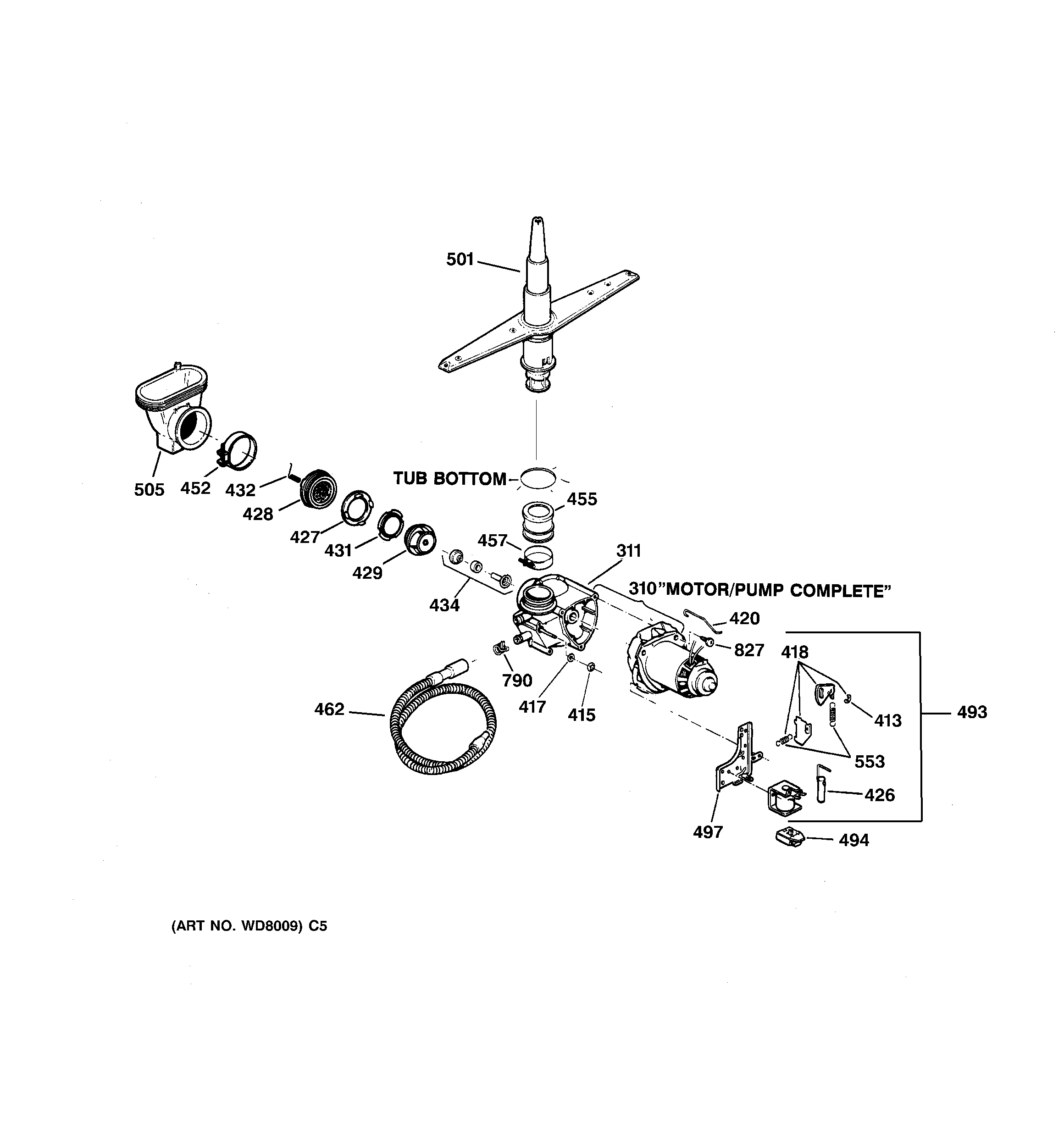 Motor-pump mechanism