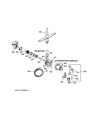 Motor-pump mechanism