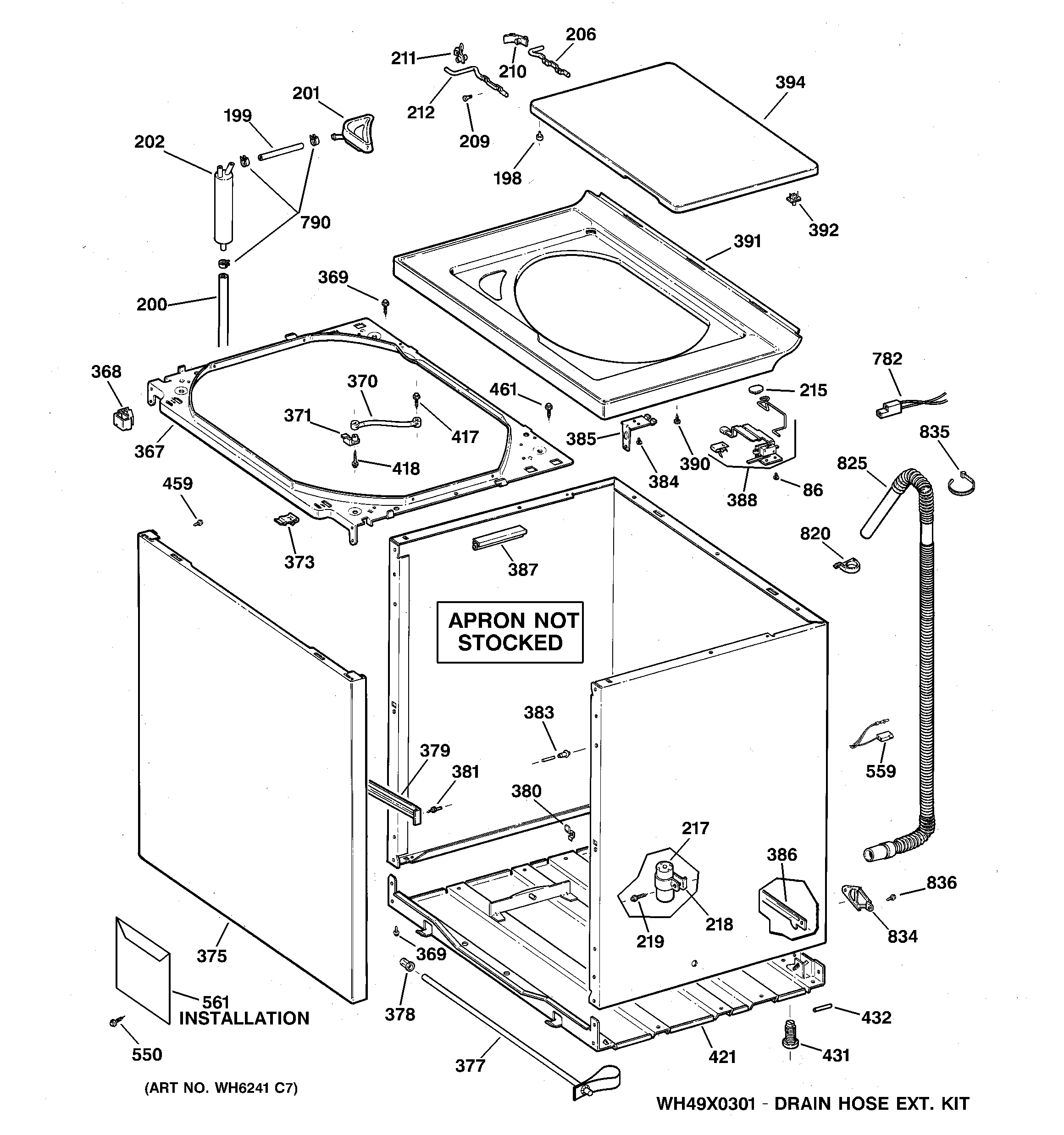 Cabinet, cover & front panel
