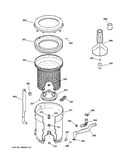 Tub, basket & agitator