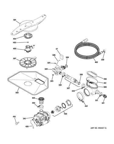 Motor-pump mechanism