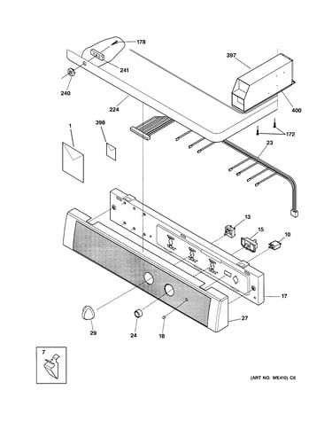Controls & top panel