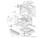 GE ZSC2200NWW01 oven cavity parts diagram