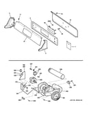 Backsplash, blower & motor assembly