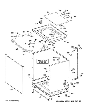 Cabinet, cover & front panel