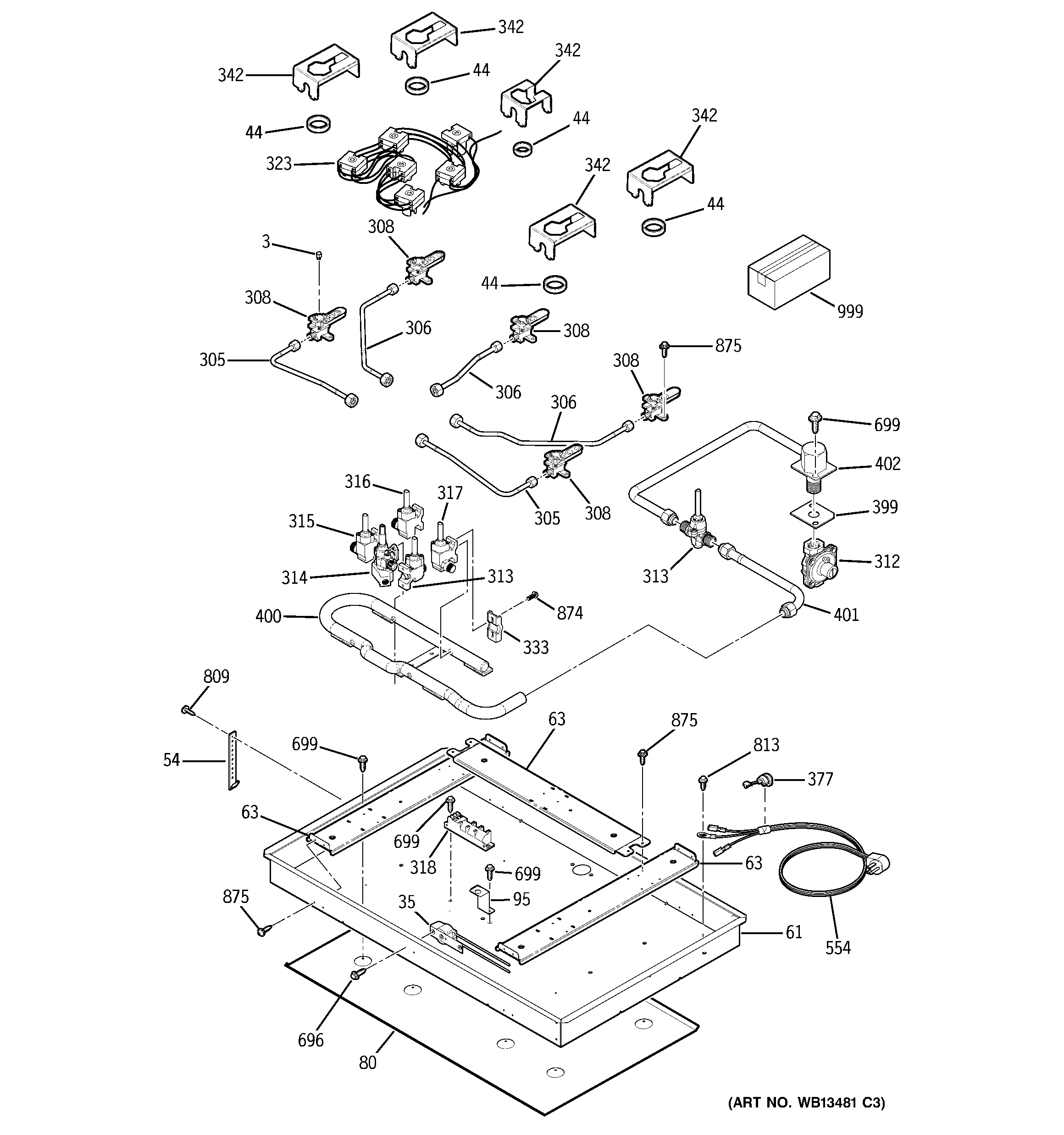Gas & burner parts