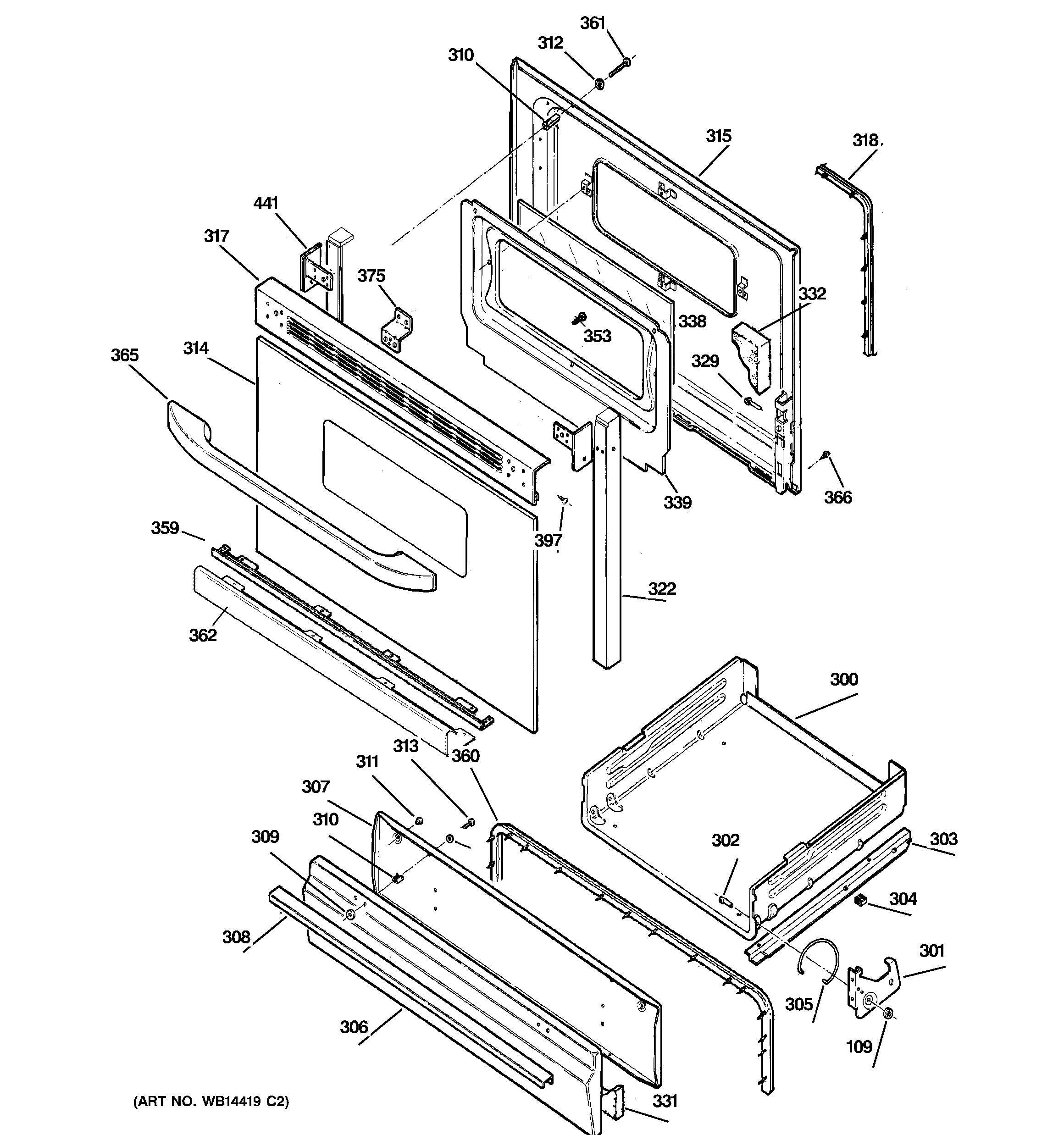 Door & drawer parts