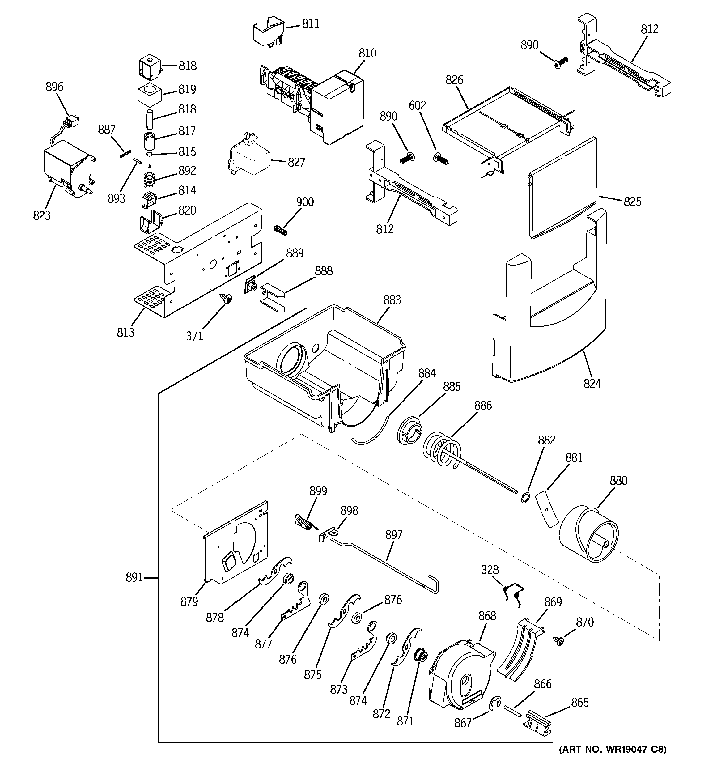 Ice maker & dispenser