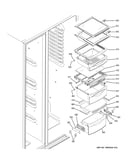 Fresh food shelves