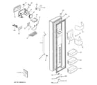 GE GSHS9NGYACSS freezer door diagram