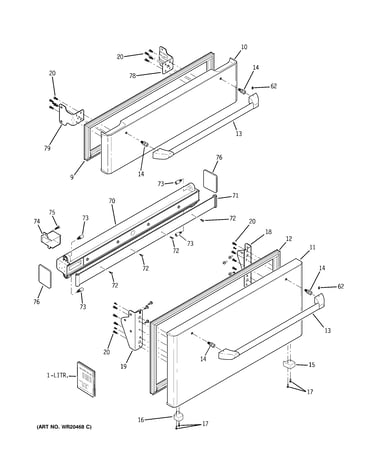 Freezer doors