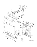Escutcheon & door assembly
