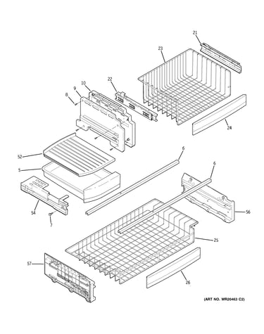 Freezer shelves