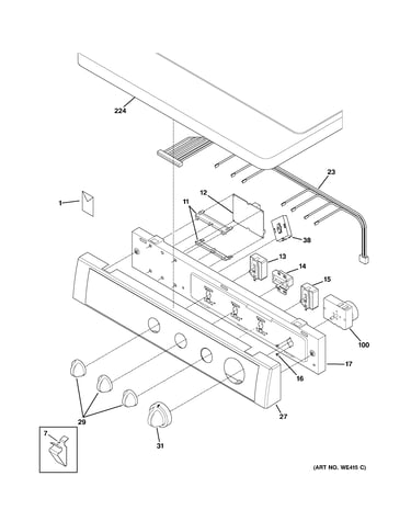 Controls & top panel