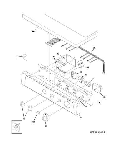 Controls & top panel