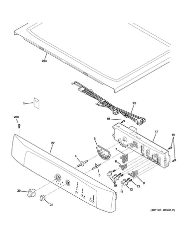 Controls & top panel