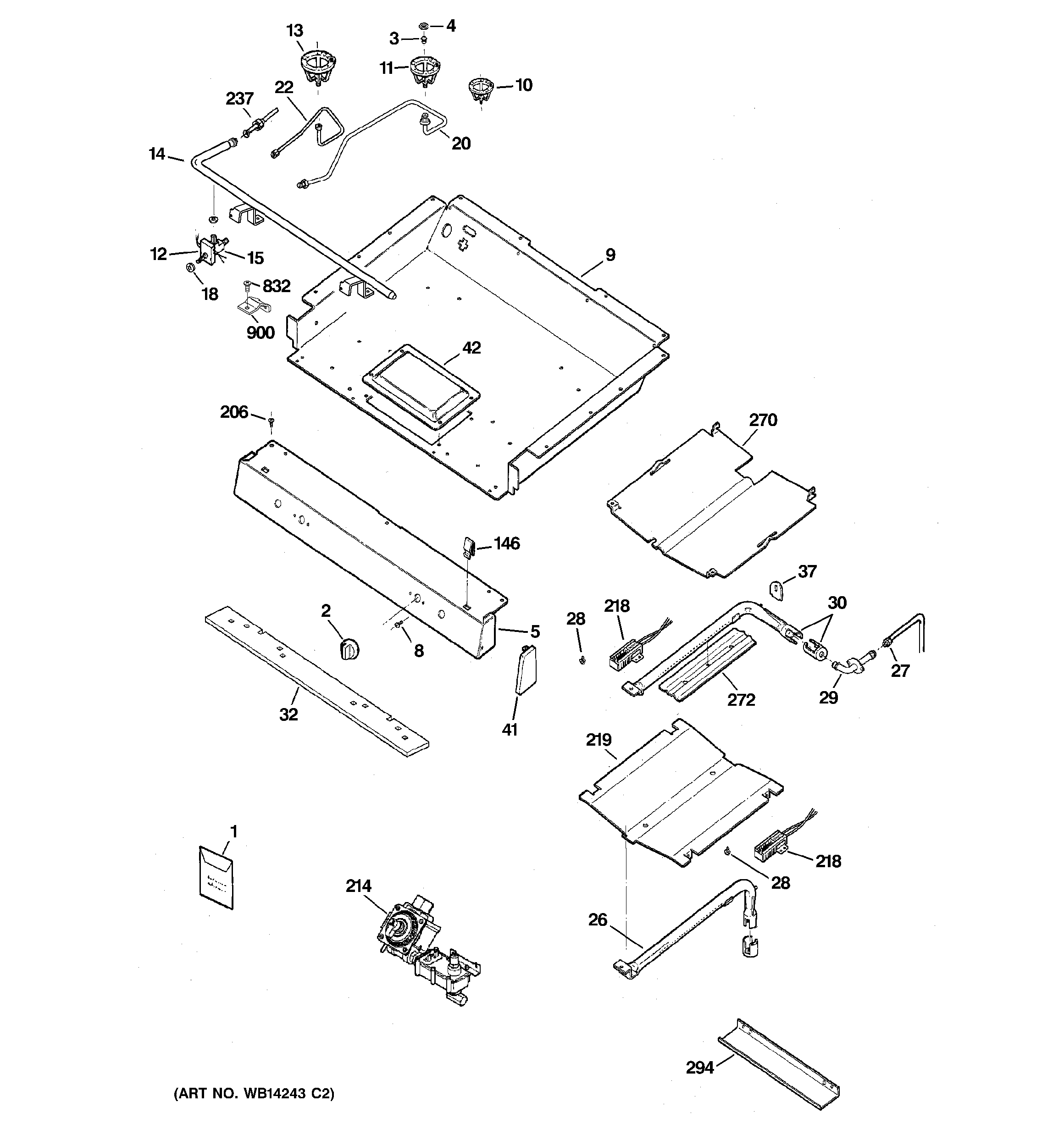 Gas & burner parts