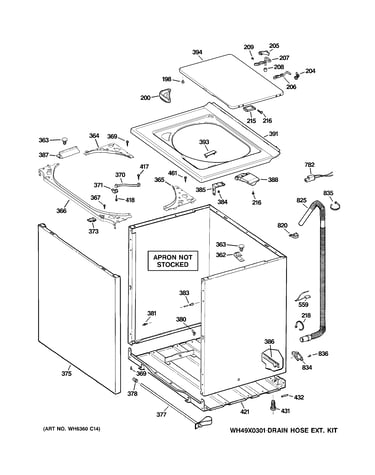 Cabinet, cover & front panel