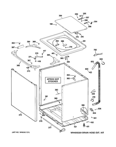 Cabinet, cover & front panel