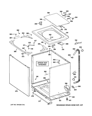 Cabinet, cover & front panel