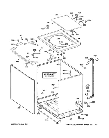 Cabinet, cover & front panel
